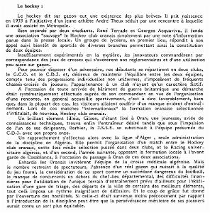 Oran - Hockey Club Oranais - Hockey sur Gazon2